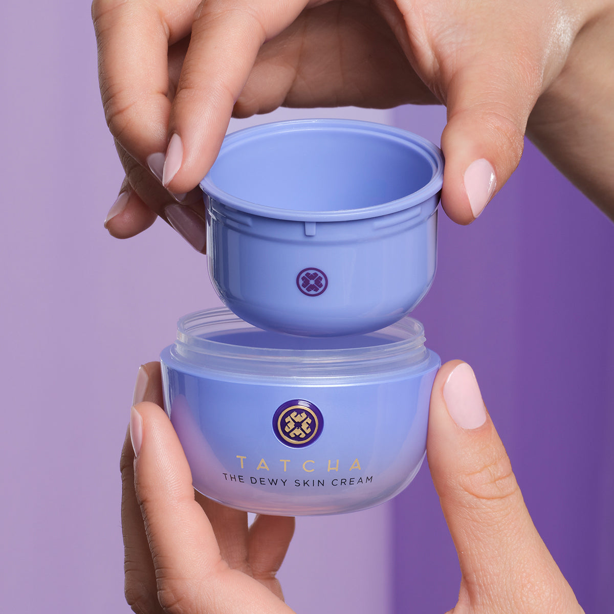 Dewy Skin Cream Refill Pod Insertion