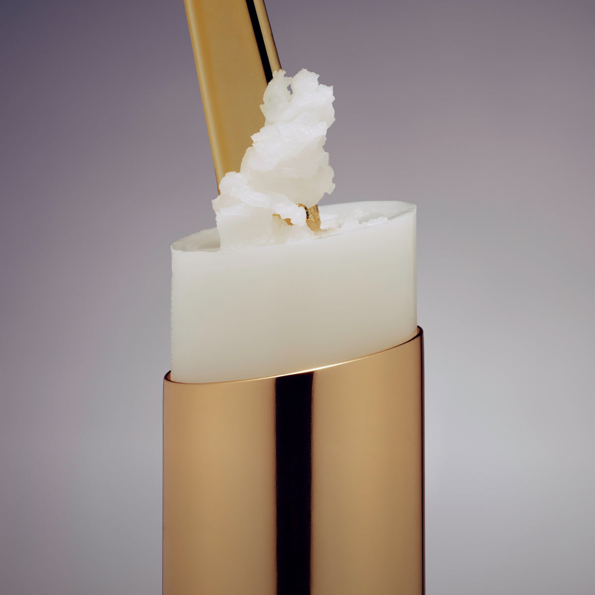Product texture shot of the Tatcha Serum Stick in the component
